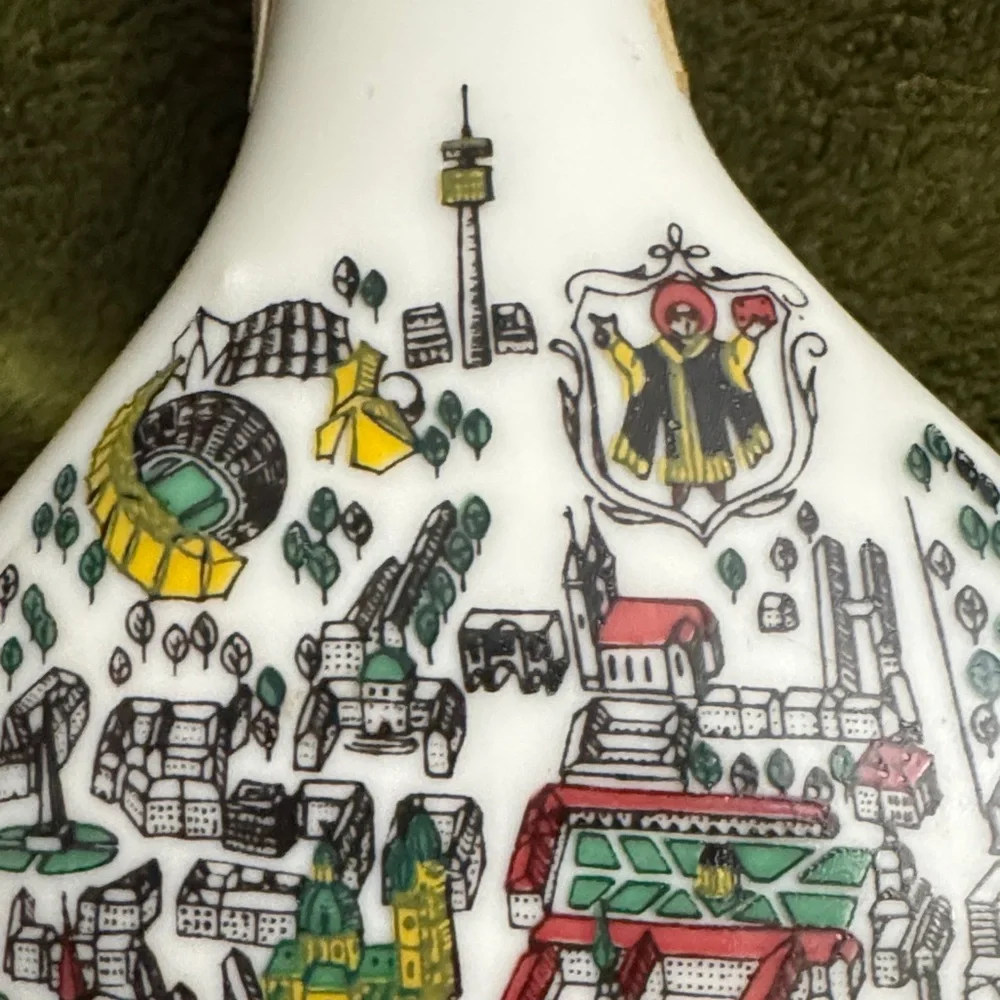 Vintage 1960’s Mini Bavarian Herb Liquer Bottle Multicolor West Germany Ceramic - Picture 8 of 11